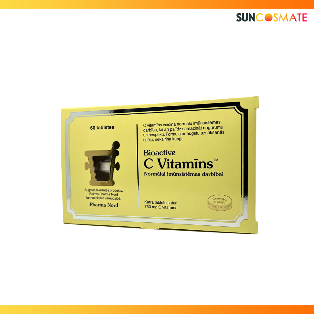 Pharma Nord Bio C Vitamin ฟาร์มานอร์ด วิตามินซีคุณภาพระดับพรีเมี่ยม เสริมสร้างภูมิคุ้มกัน