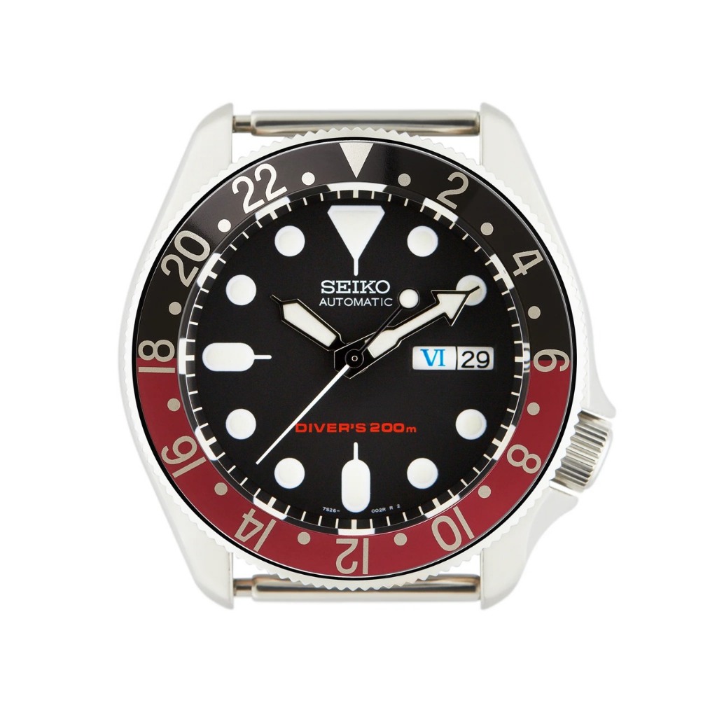 SKX007/SRPD Aluminium Bezel Insert: GMT Style Coke