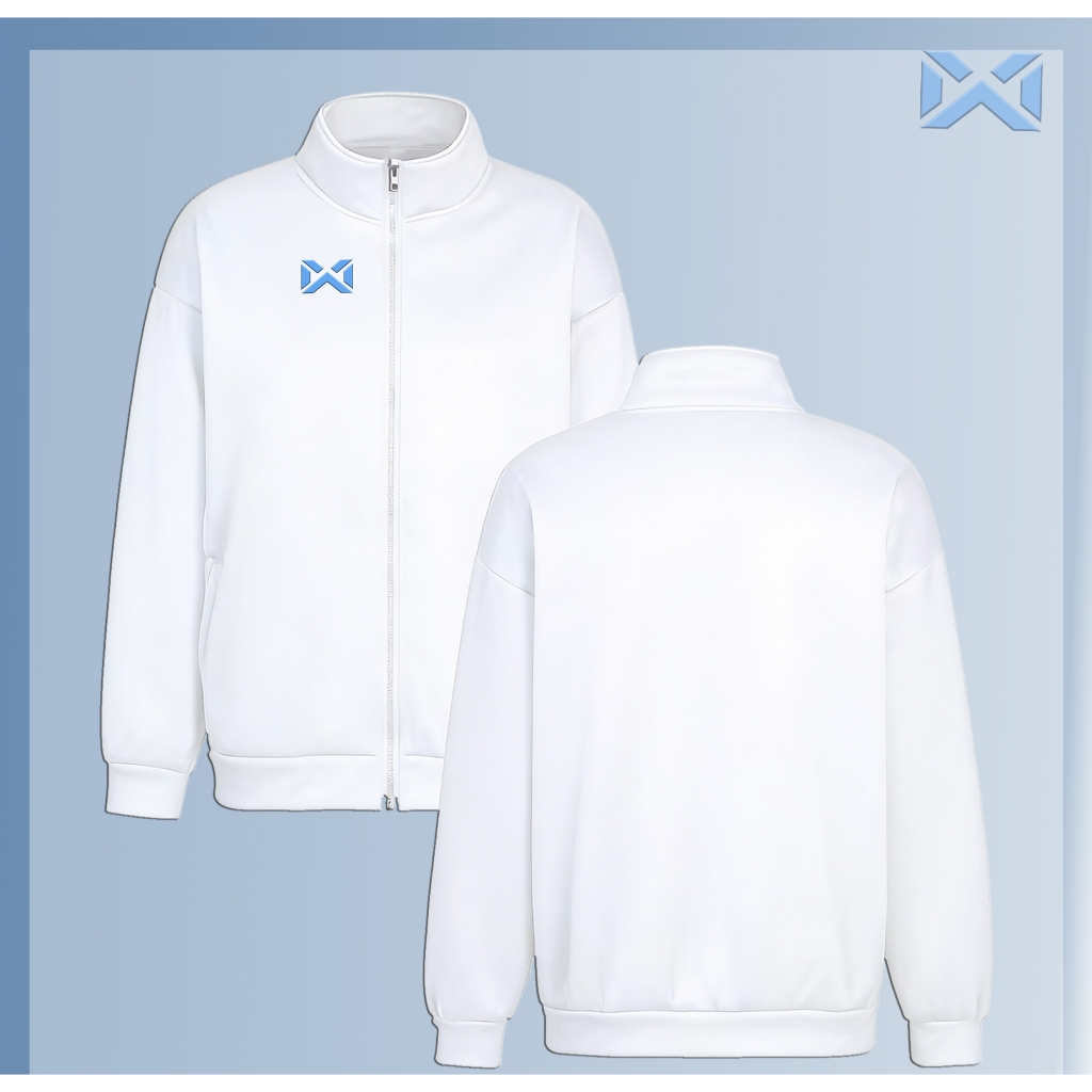 🎁WARRIX Active Pro Changsuek Zip-Up Sweatshirt เสื้อแจ็คเก็ตกีฬา ช้างศึก ไซส์ M-3XL
