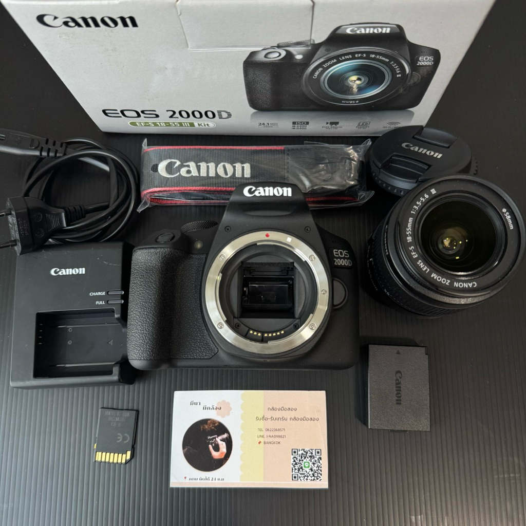 กล้องมือสองราคาถูก Canon 2000D