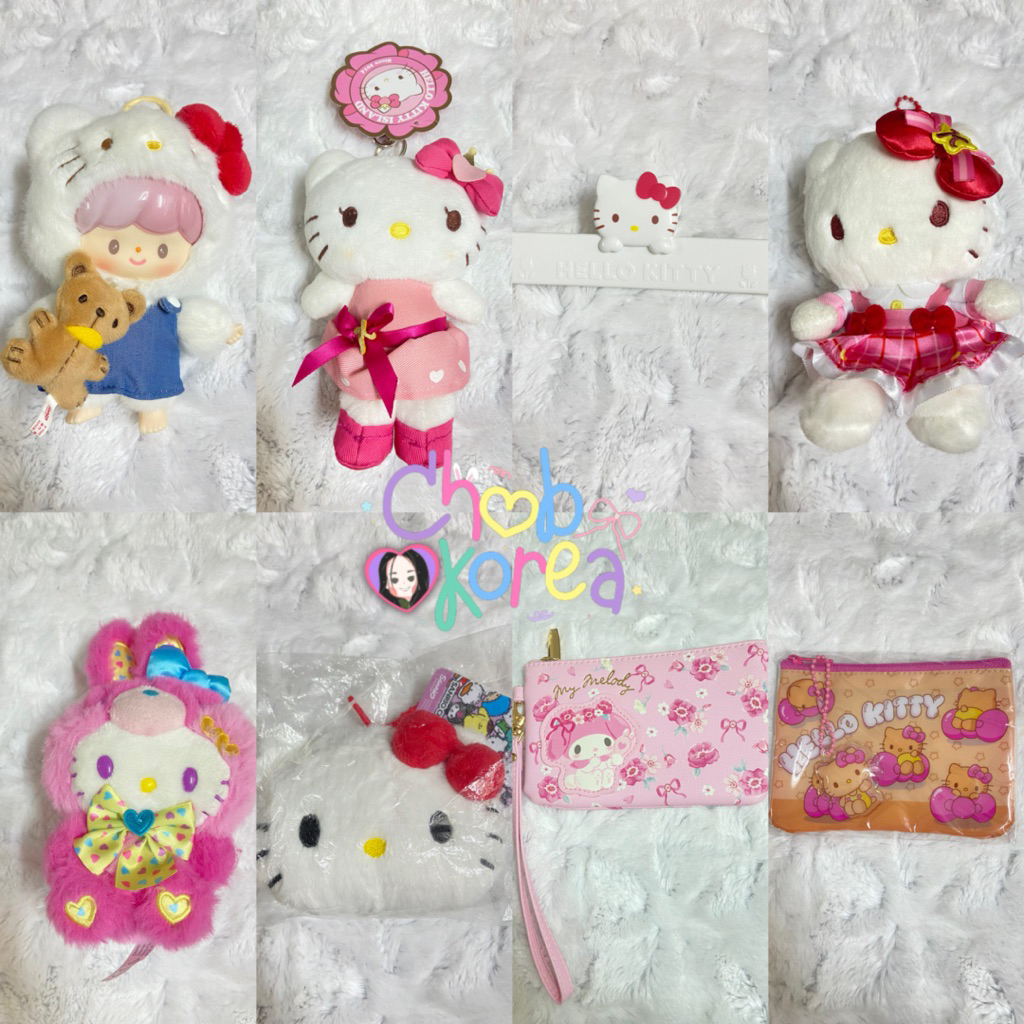 พร้อมส่ง คอลกระต่าย Spring sanrio , Zzoton kitty , คิตตี้เกาะเจจู , กระเป๋าตังค์