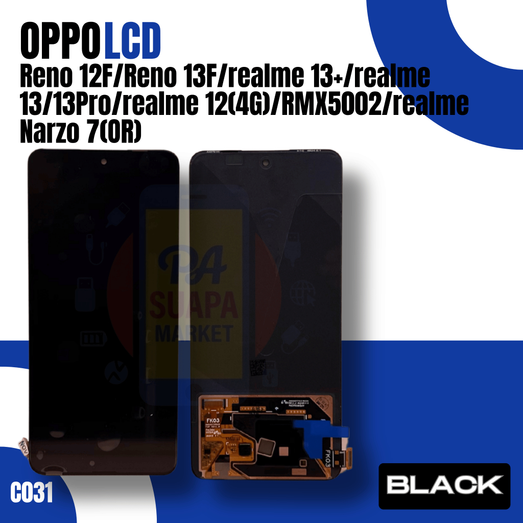 LCD Screen for OPPO Reno12F/Reno13F/realme13+/realme13/13Pro/realme12(4G)RMX5002/realme Narzo7/Realm