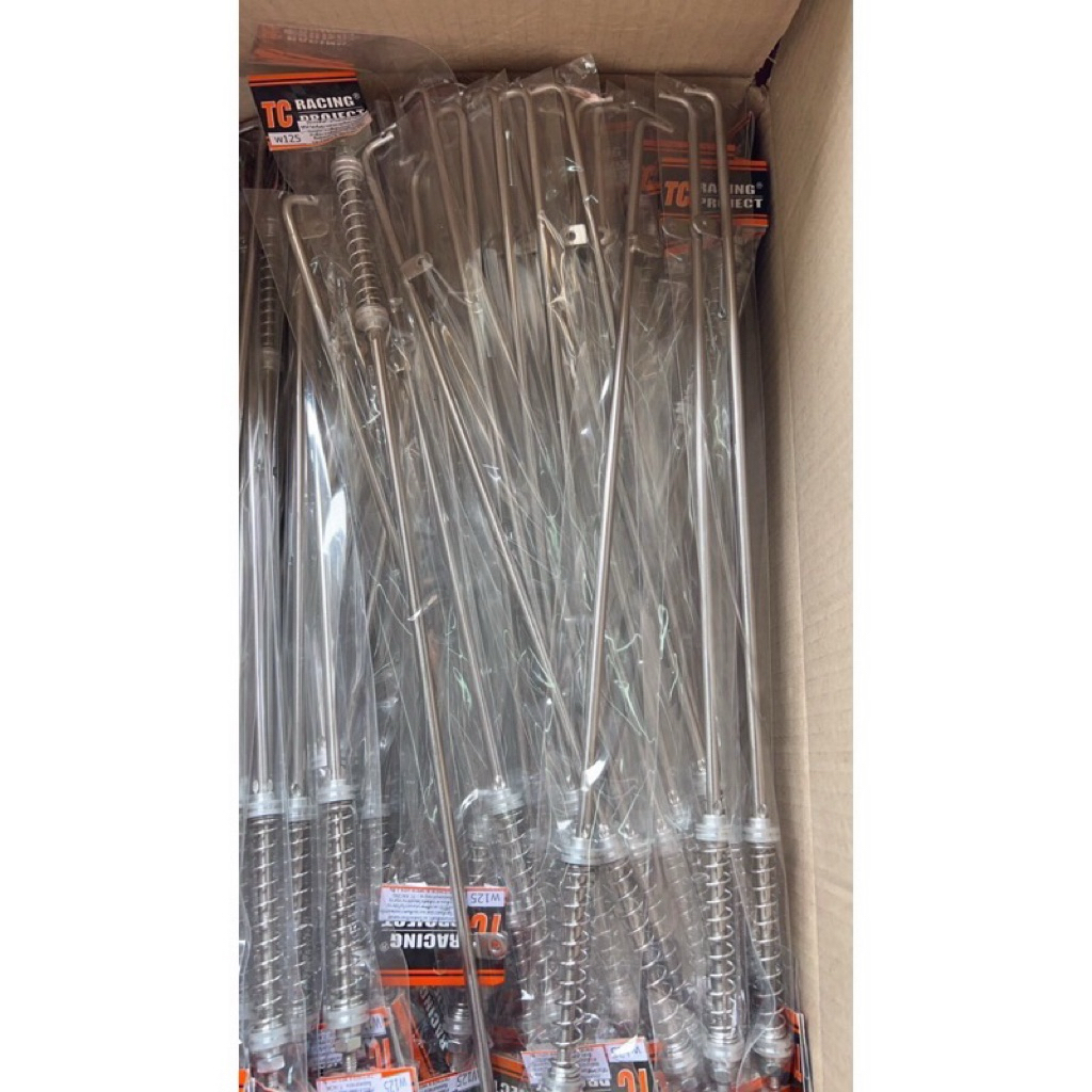 TC Racing Seals ก้านเบรคแบบตะขอ สแตนเลสแท้100% สำหรับอาร์มเดิม W110i W125 สายเบรคหลังเวฟ แข็งแรง ทนทาน