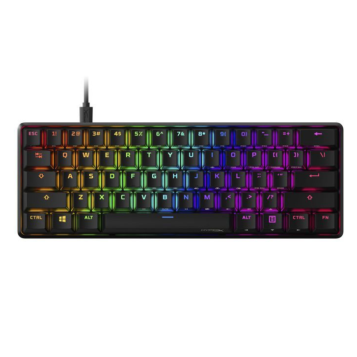 คีย์บอร์ดเกมมิ่ง HYPERX ALLOY ORIGINS 60 RED (HYPERX RED SWITCH / RGB / ENG) (4P5N4AA#ABA)
