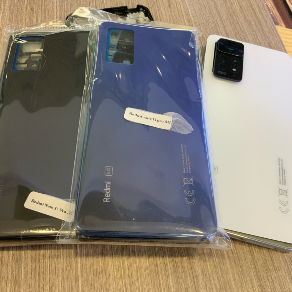 Body ชุด ใช้สำหรับ Redmi Note 11 Pro 5g ฝาหลัง เลนส์กล้อง แกนกลาง ปุ่มสวิสข้าง back cover มีโลโก้ hg