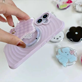 BK✅Griptok แม่เหล็ก ลายการ์ตูนน่ารัก พาสเทล 🎀 | ที่จับโทรศัพท์ | พร้อมส่งในไทย