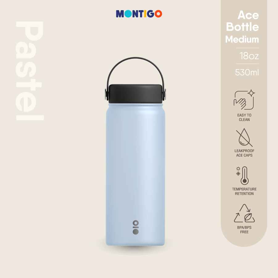 Montigo Ace bottle Sea Salt Latte 18oz / 530ml (กระบอกน้ำเก็บความร้อน-เย็น)