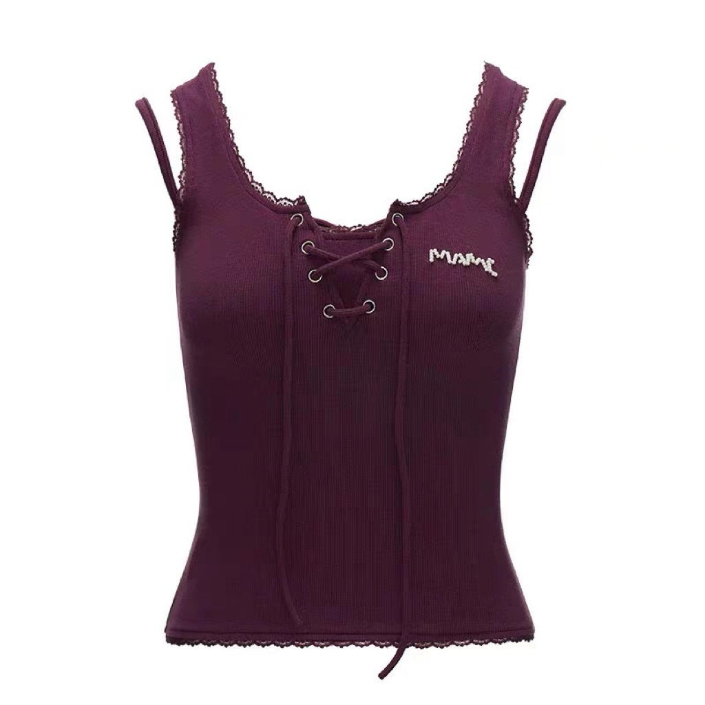 IRIS BOUTIQUE | Smoky rosy top ส่งต่อ