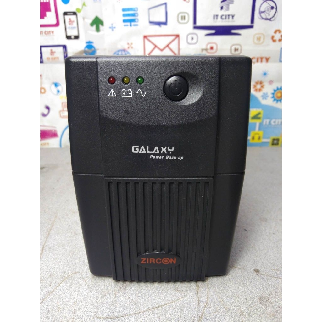 เครื่องสำรองไฟ ZIRCON 850VA/510W ไม่มีแบตเตอรี่ ต้องใส่แบตเตอรี่ก่อน ถึงจะใช้งานได้ ใช้แบต 12 โวลท์ 