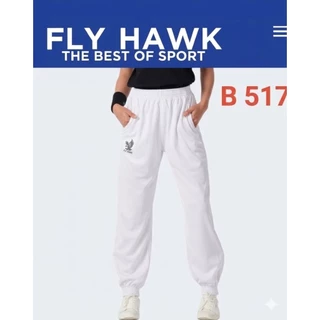 กางเกงวอร์มขาจั้ม ยี่ห้อ FLYHAWK​ (ดำ/กรมท่า/ขาว)​ ของแท้​ 100 %