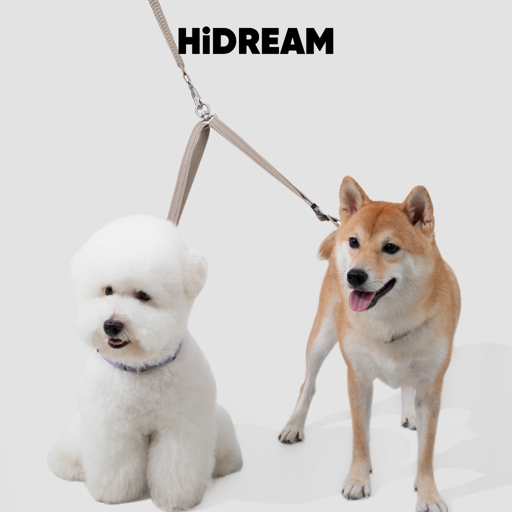 [ส่งด่วน] HiDREAM สายจูงสัตว์เลี้ยง 2 ตัว แบบหมุนอิสระ ไม่พัน ใช้งานง่าย ปลอดภัย
