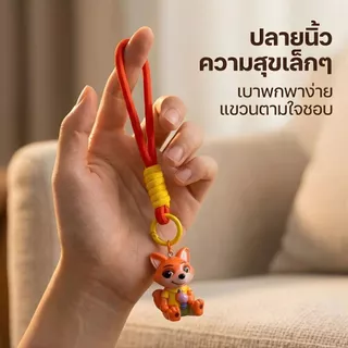 พวงกุญแจตุ๊กตา Zootopia สุดน่ารัก เซต 5 สไตล์ (จูดี้, นิก) งานละเอียด พร้อมสายคล้องมือ พร้อมสายคล้องมือสีสดใส