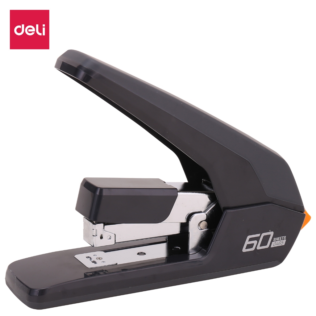 เครื่องเย็บกระดาษ Deli เย็บได้ 60 แผ่น รุ่นประหยัดแรง แข็งแรง เหมาะกับงานสำนักงาน Stapler