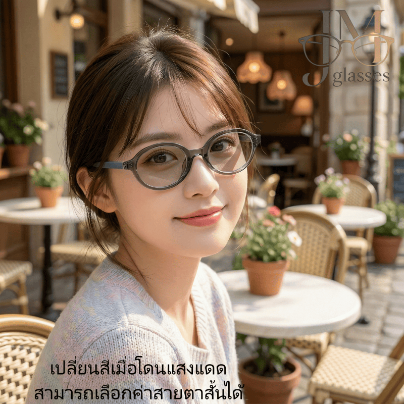 COD ,เลนส์เปลี่ยนสีอัตโนมัติ, UV400, แว่นกันแดด, แว่นสายตา, แว่นแฟชั่น, ใส่ได้ทั้งผู้ชายและผู้หญิง
