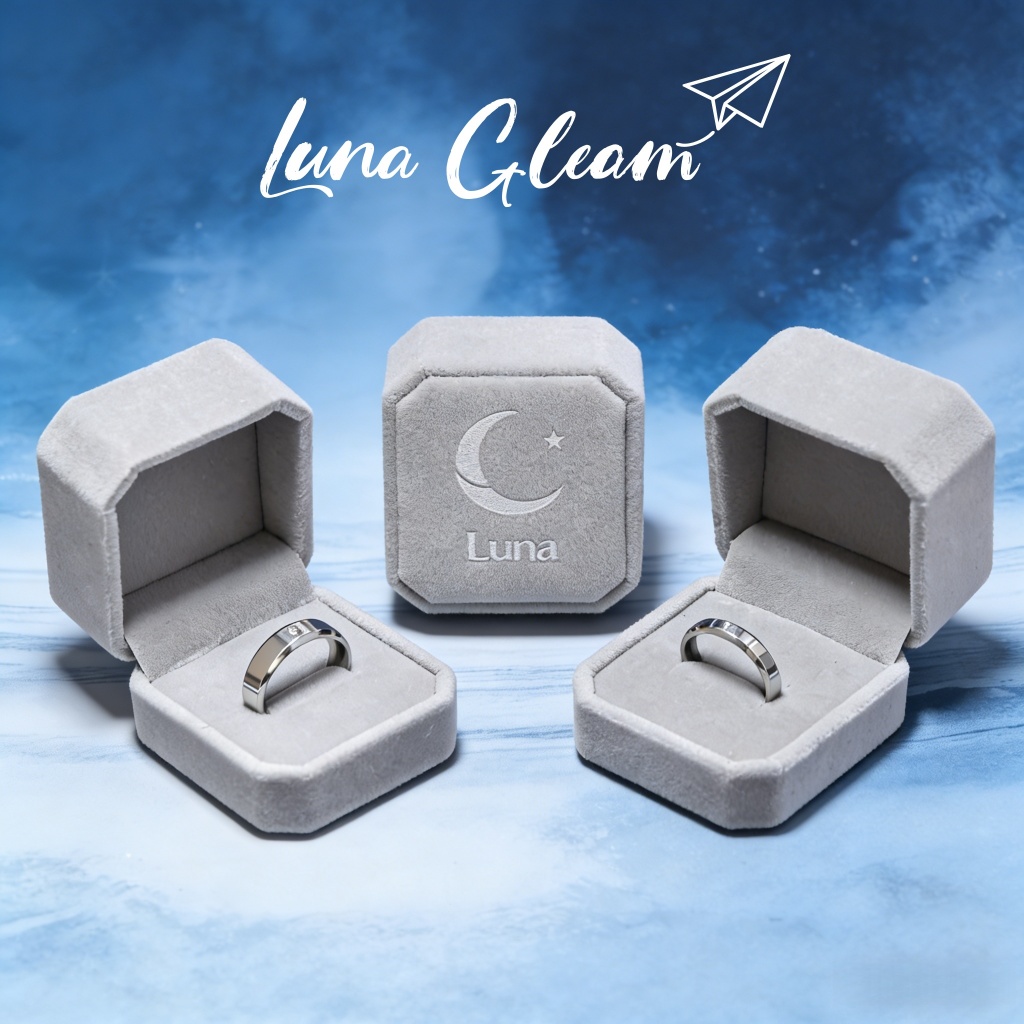 ส่งฟรี! แหวนเงินแท้ 925 เพชร CZ 4A ไม่ลอกไม่ดำ หรูหรา สวยงาม ของขวัญวันครบรอบ แฟน Luna Gleam