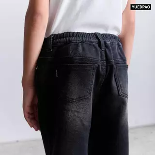 Yuedpao Smooth Flex Jeans (Straight Leg Kids) กางเกงยีนส์เด็กทรงกะบอก ยีนส์ยืดเด็ก เอวปรับได้ ใส่สบาย ยืดแต่ไม่ย้วย
