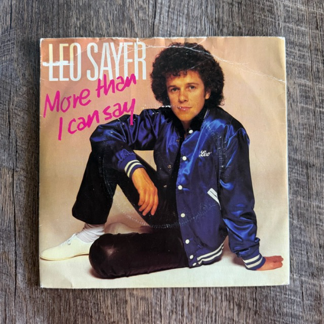 แผ่นเสียง Leo Sayer - More than i can say vinyl lp 7”แผ่น(VG+)
