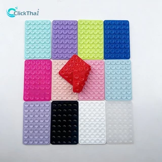 แผ่นซิลิโคนแปะมือถือ ไม่ต้องใช้กาว Silicone Suction Phone Case แผ่นซิลิโคนดูดอเนกประสงค์ ดูดติดโทรศัพท์ได้สองด้าน