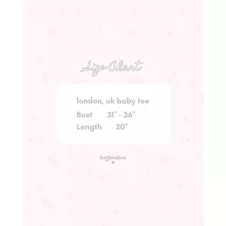 hejloulou | London, UK Baby Tee