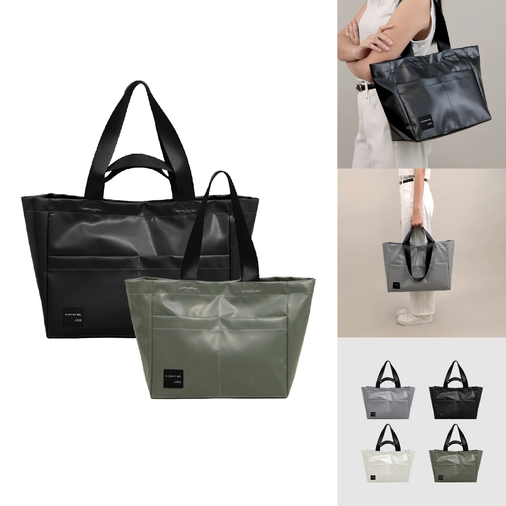 กระเป๋าสะพาย ผ้าใบ กันน้ำ ใส่ของ Laptop Tablet IPad CURVE BAG KIDNAP ME.