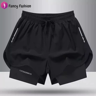 Fancy Fashion กางเกงว่ายน้ำผู้ชาย 35-95KG ผ้ายืดเนื้อดี ผ้า2ชั้น ใส่เที่ยวทะเลหรืออยู่บ้านชิลๆ