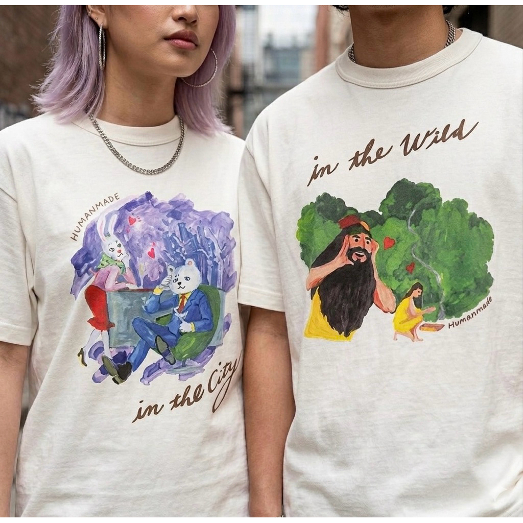 พร้อม​ส่ง​ใน​ไทย​ เสื้อยืด Human made KEIKO SOOTOME T-SHIRT ของแท้100% พร้อมส่งในไทยไม่ต้องรอ