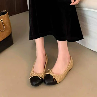 (ส่งด่วน !) CHERRYMU รุ่น Molly Shoes CM179 รองเท้าคัทชู รองเท้าทรงบัลเล่ต์ รองเท้าส้นเตี้ย