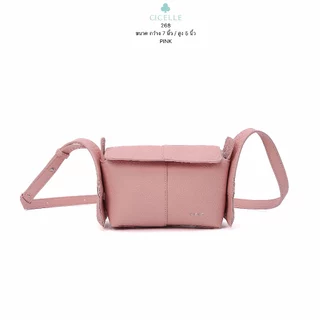 # 268 Mini Crossbody Bag CICELLE 👜🩷แบรนด์ CICELLE (ซี-เซล) กระเป๋าสะพายข้าง กระเป๋าผู้หญิง กระเป๋าหนัง