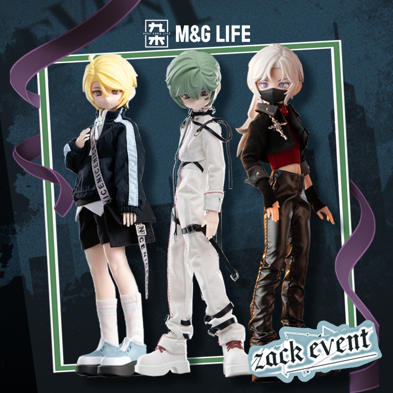 M&G Life x ZACK EVENT Series Articulated Figure 1pcs BJD Blind Boxes