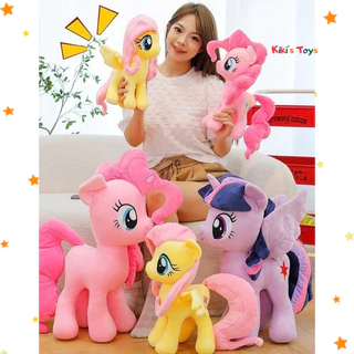 [พร้อมส่ง]ตุ๊กตาม้าโพนี่ ตุ๊กตายูนิคอร์น my little pony สีสันสดใสน่ารัก