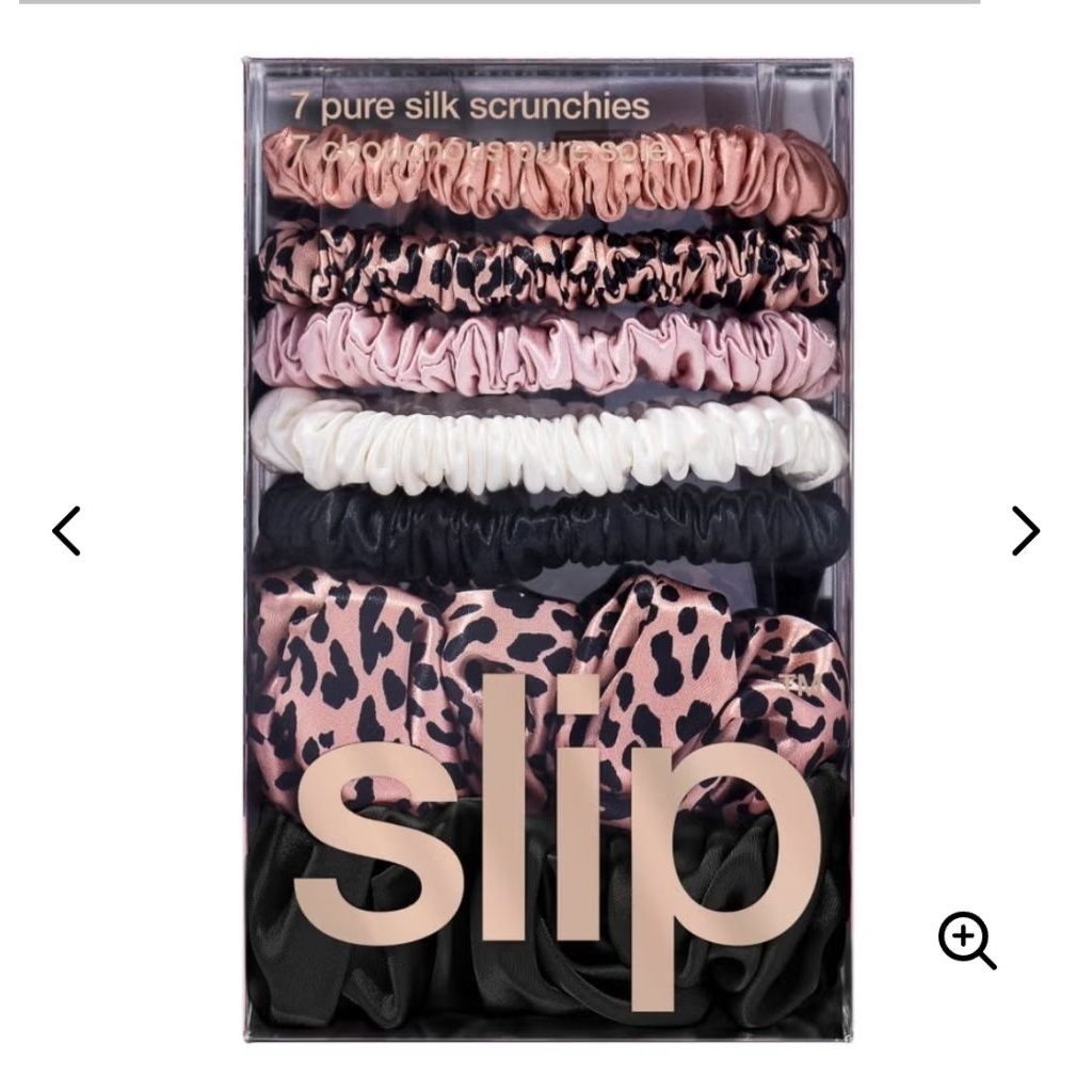 SlipSilkScrunchiesยางมัดผมผ้าไหมแท้ลดผมขาดไม่เป็นรอยมัดนุ่มไม่กินผม(แบ่งขายนะค่ะรุ่นนี้ทางแบรนด์ไม่สังผลิตแล้ว)