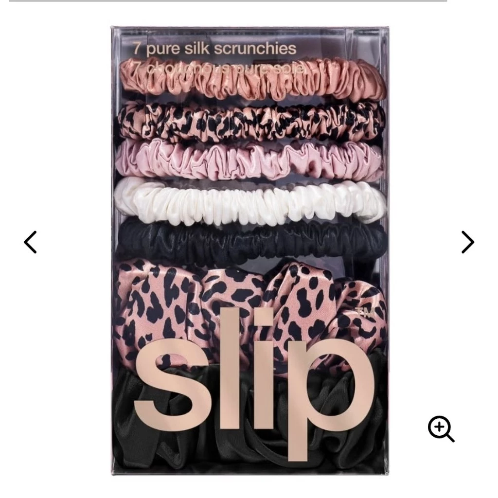SlipSilkScrunchiesยางมัดผมผ้าไหมแท้ลดผมขาดไม่เป็นรอยมัดนุ่มไม่กินผม(แบ่งขายนะค่ะรุ่นนี้ทางแบรนด์ไม่สังผลิตแล้ว)