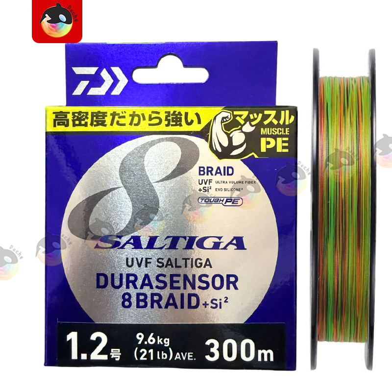 Daiwa Saltiga Dura Sensor X8+Si2 PE Line – สาย PE 8 เส้น เคลือบ Si2 ลื่น แข็งแรงสูง