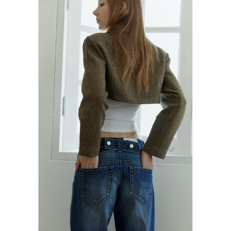 TGDA.CO - กางเกงยีนส์ Body Girl รุ่น Lisbon Belted 90's (พร้อมส่ง)