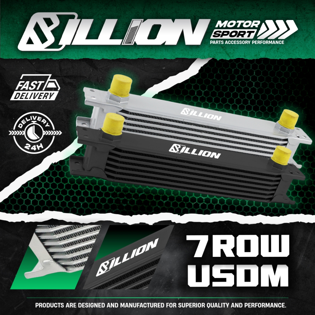 Oil Cooler แผงออยคูลเลอร์ Billion USDM AN10(7Row)
