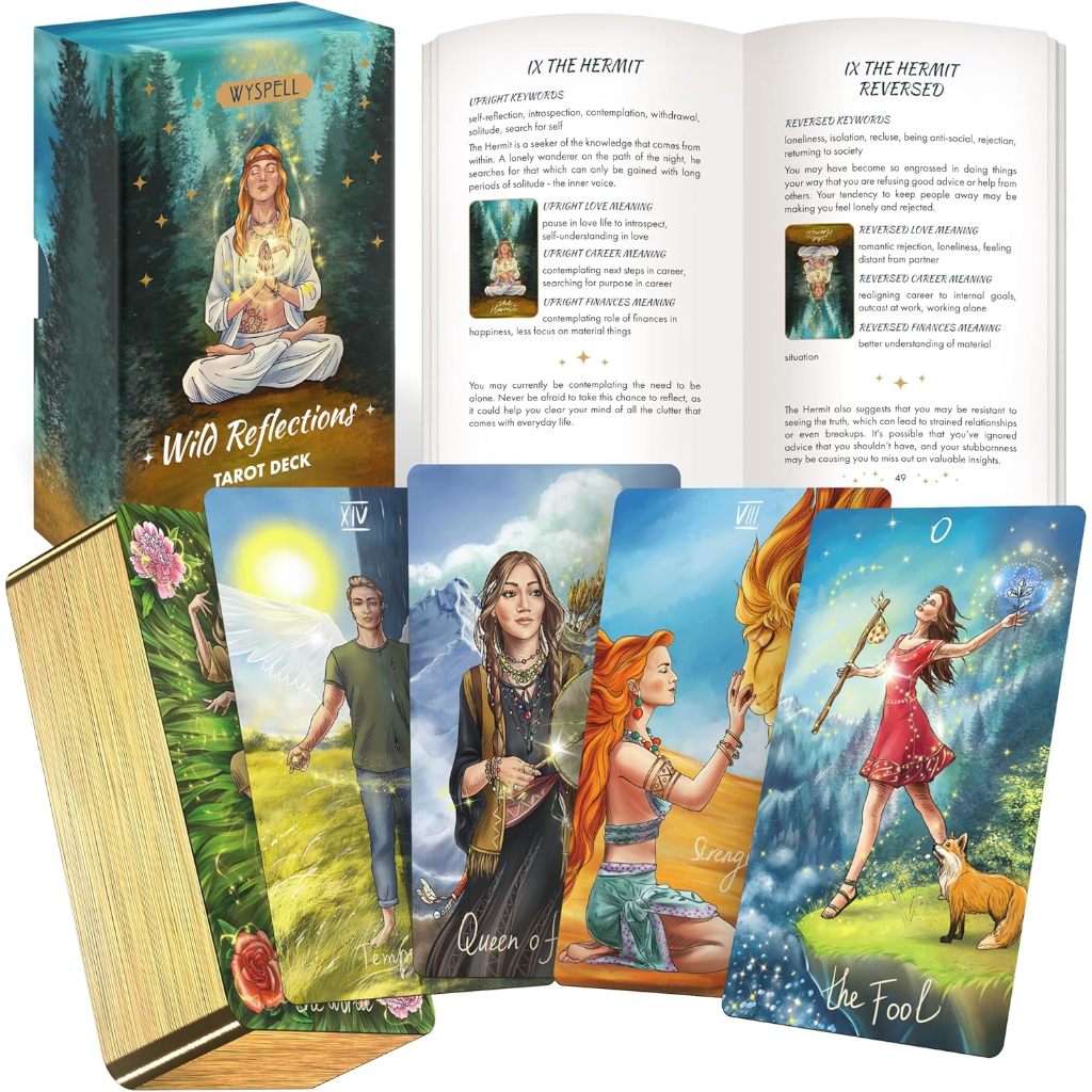 พร้อมส่งแท้💯Wild Reflections Tarot ไพ่ทาโรต์ *กล่องมีรอยนิดหน่อย
