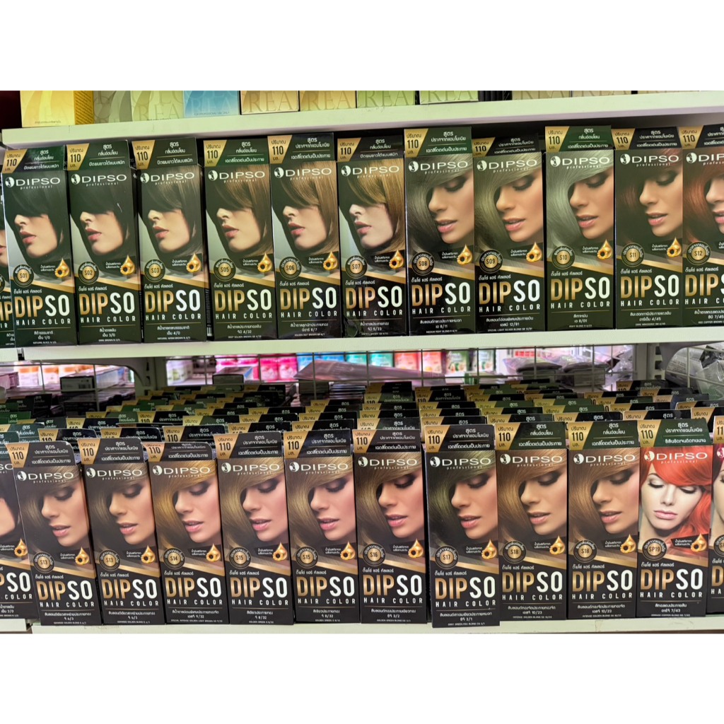 Dipso สีย้อมผม ขนาด 110 กรัม ไม่มีแอมโมเนีย ดิฟโซ่ แฮร์ คัลเลอร์ ครีมเปลี่ยนสีผม DIPSO COLOR