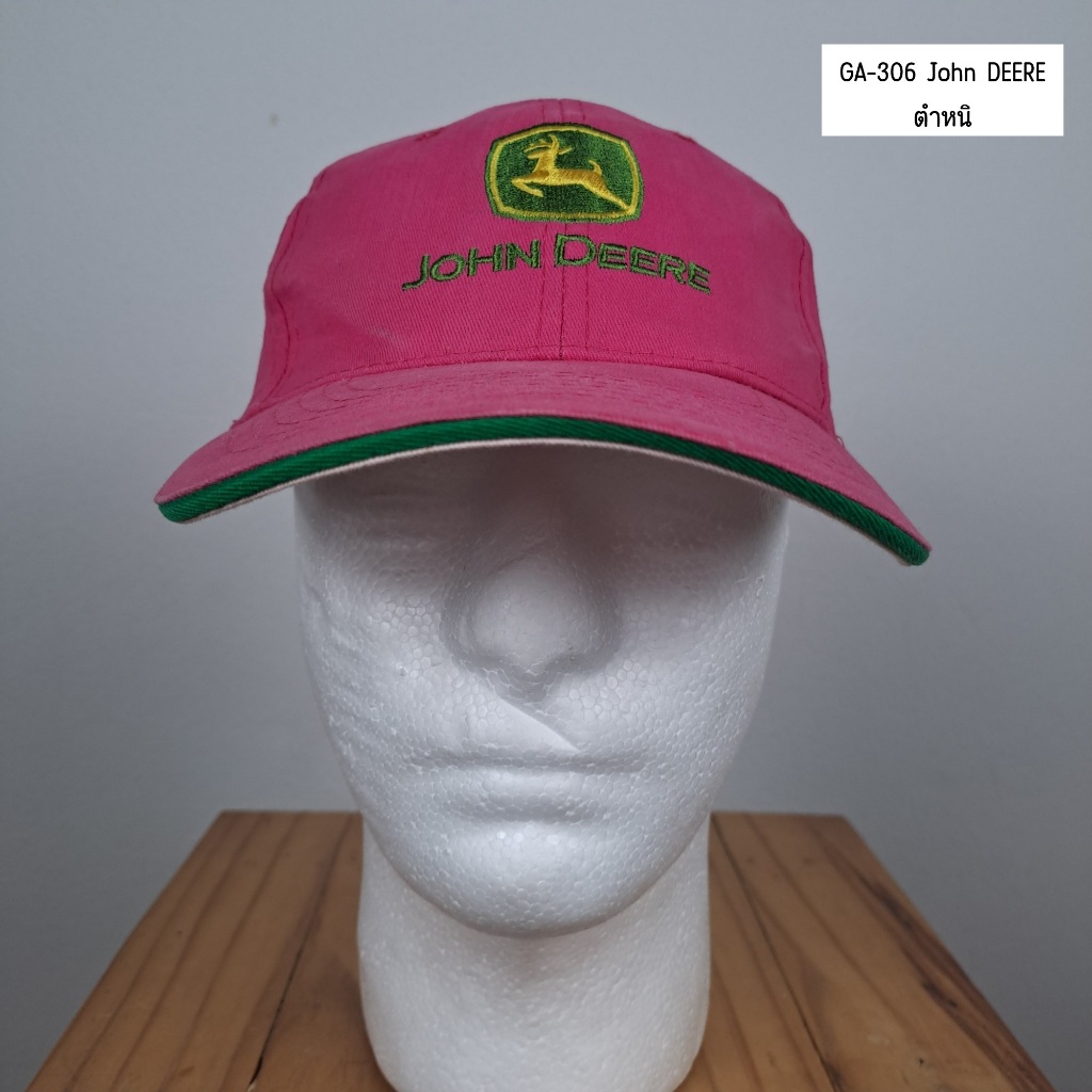 🧢หมวกแก๊ป หมวกBaseball Cap งานนำเข้าจากเมืองนอก มือสอง GA-305 John DEERE  ตำหนิ