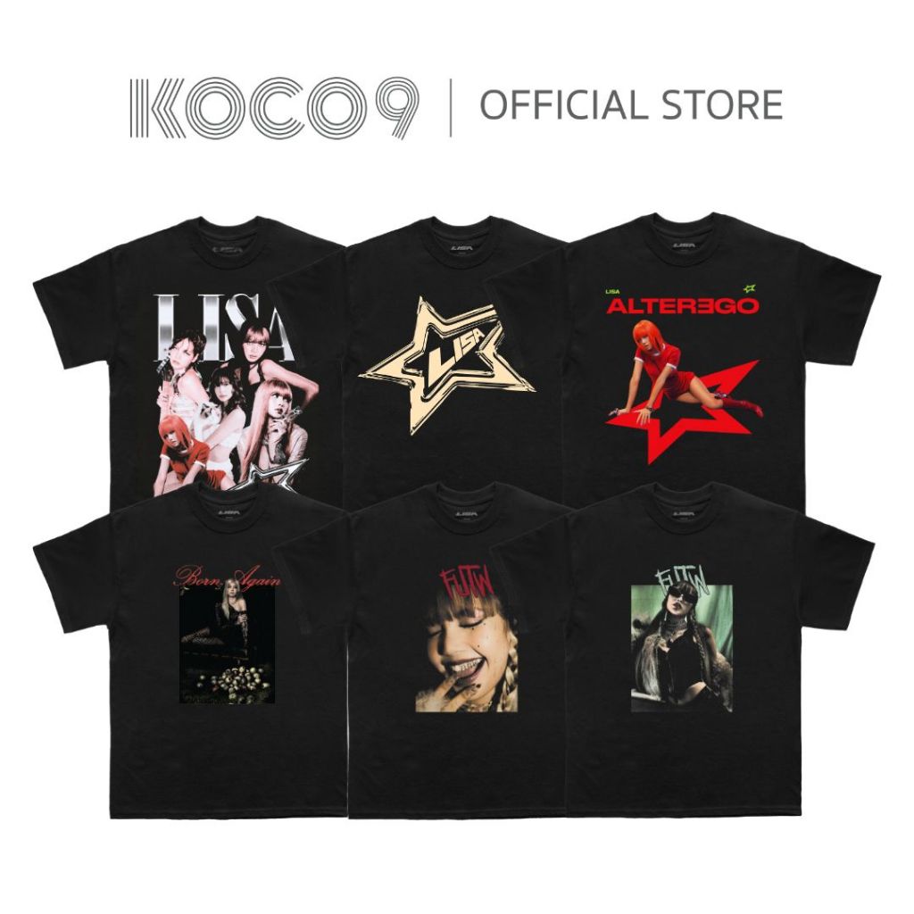 [Lisa Merch] เสื้อยืด ลิซ่า LISA ALTEREGO POP-UP STORE OFFICIAL MERCH