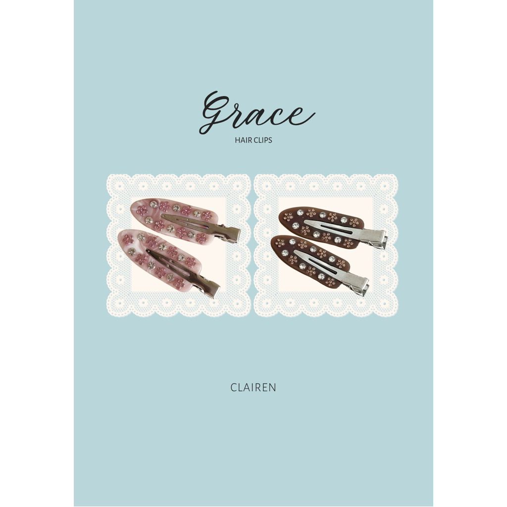 🎀Grace Hair clips กิ๊บติดผมซุปเปอร์คิ้ววววว