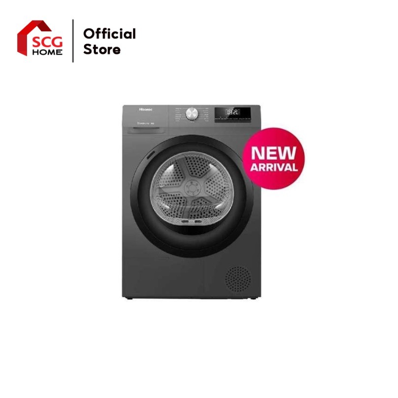 Hisense เครื่องซักผ้าฝาหน้า ขนาด 10.5kg รุ่น WF105N1 สี Titanium Gray