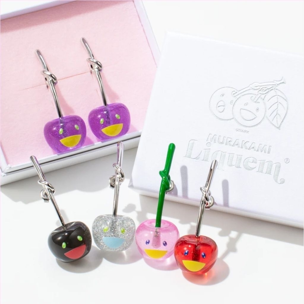 Takashi Murakami X Liquem Earring ต่างหู พร้อมส่งของแท้