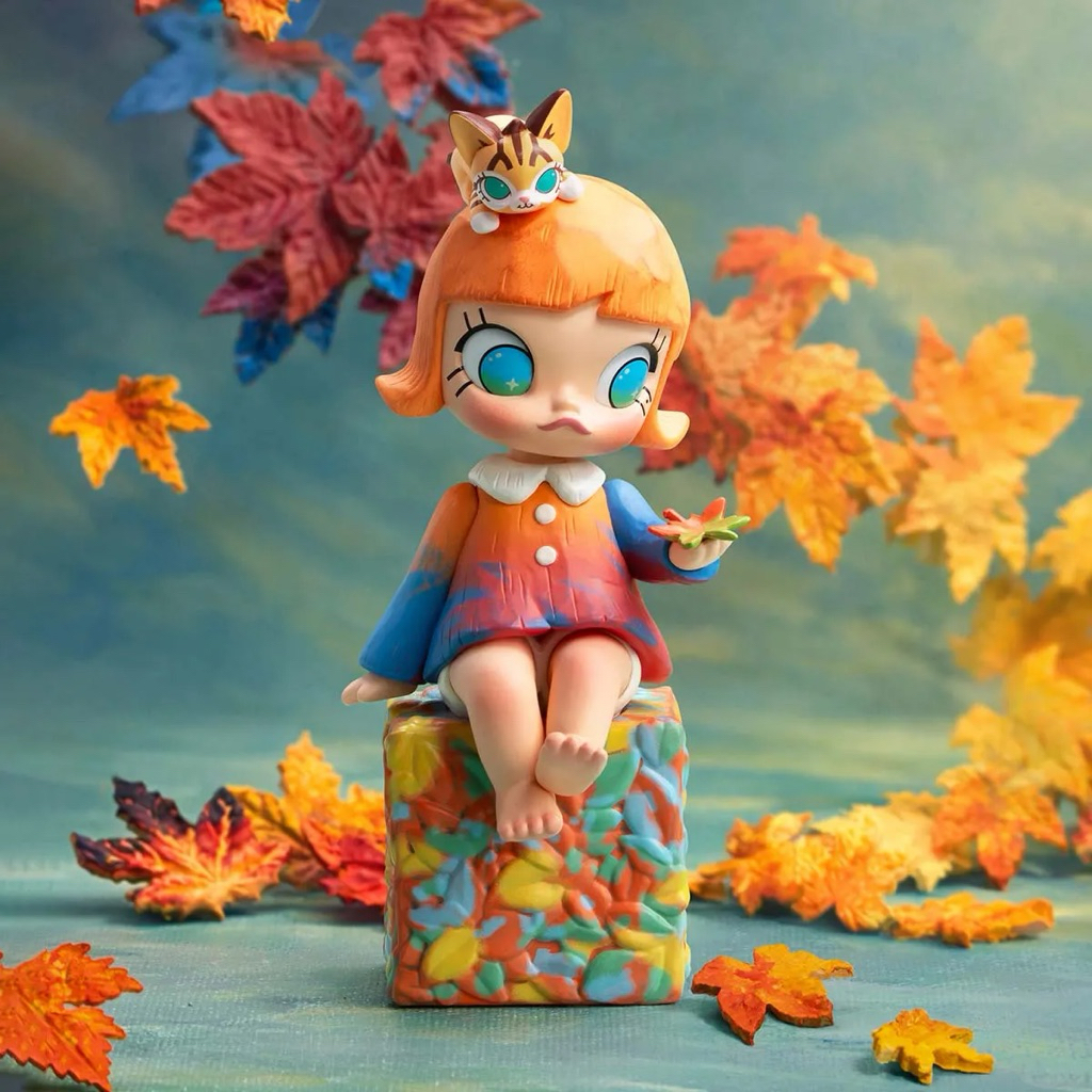 ✅ป้ายเหลือง✅POP MART MOLLY Scenery Along the Way 20th Anniversary Series Figures : The Stars Beyond 