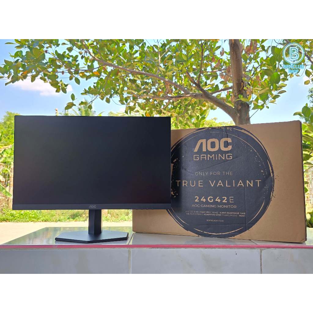 MONITOR (จอมอนิเตอร์) 24'' AOC 24G42E (IPS,HDMI,DP,) FHD 180Hz สินค้ามือสอง