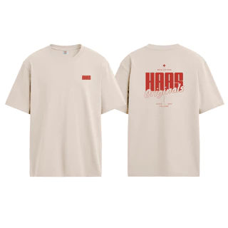 haas เสื้อยืด Unisex ทรง OVERSIZE เสื้อโอเวอร์ไซส์ สกรีน haas Originais รหัส SBSK2752