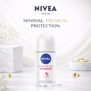 NIVEA Extra Brightening Roll On 50 ml สูตร 8 ซูเปอร์ฟู้ด บำร…