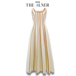 Thealner-AN820 (เดรสสายเดี่ยวลายริ้ว)