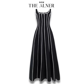 Thealner-AN820 (เดรสสายเดี่ยวลายริ้ว)