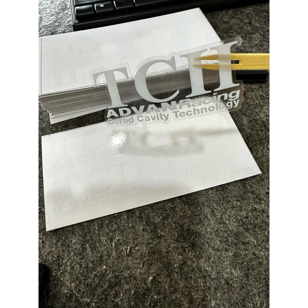 สติ๊กเกอร์ติดล้อแม็กซ์ TC2  TCII 1ชุดติดได้4ล้อ สินค้าพร้อมส่ง