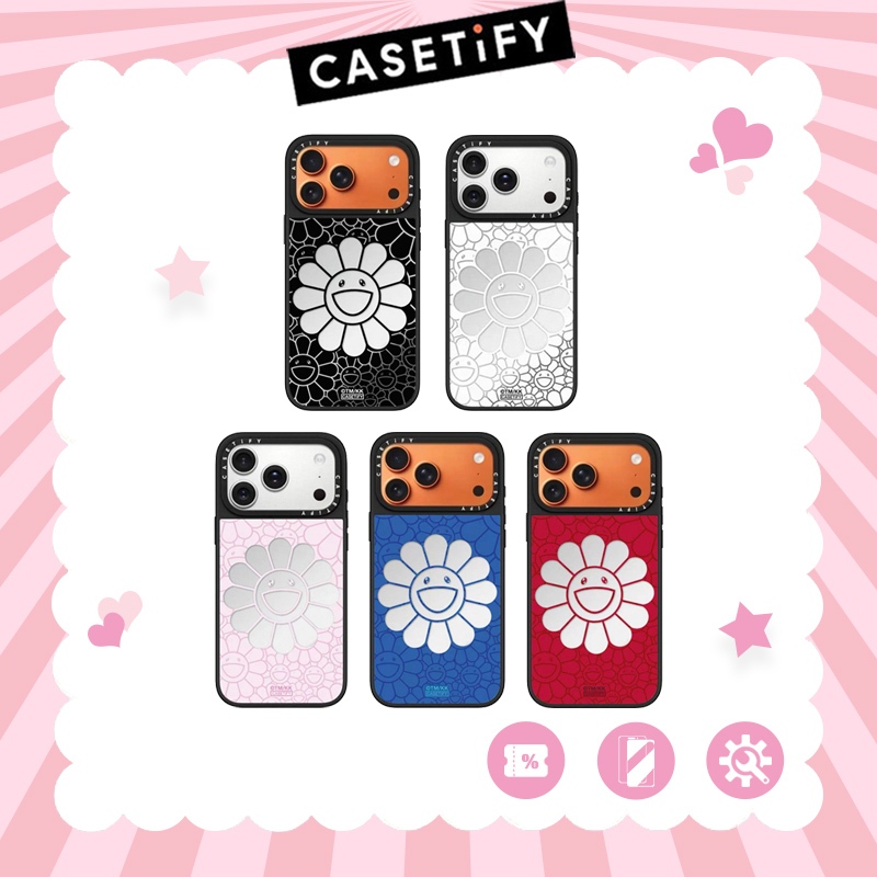 CASETIFY TAKASHI MURAKAMIเคสโทรศัพท์แบบใส เคสป้องกัน เคสโทรศัพท์แบบใส